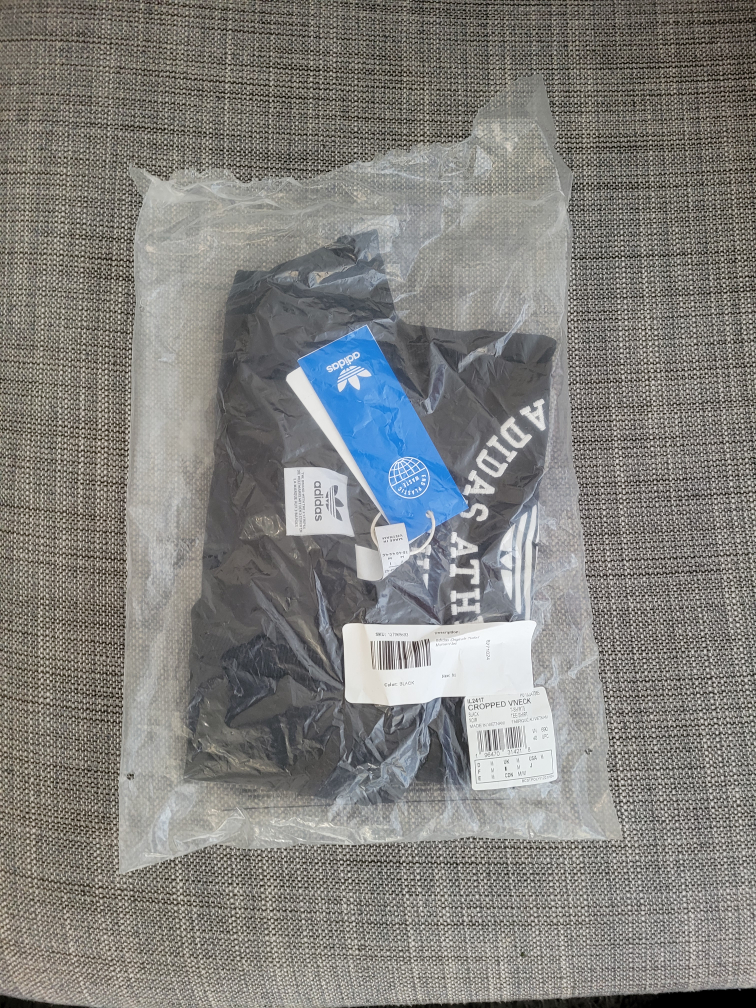 Brand new with tags! Adidas crop tee w/lace image indicator(5)