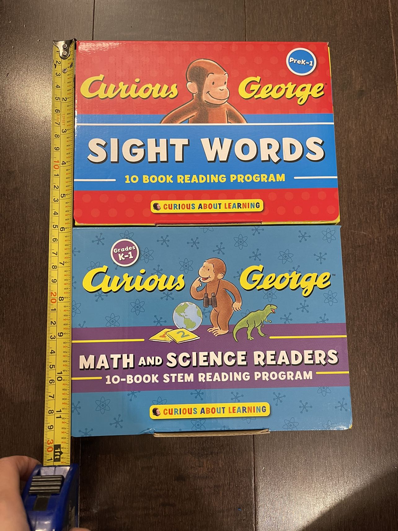 Curious George Early learner kids book set