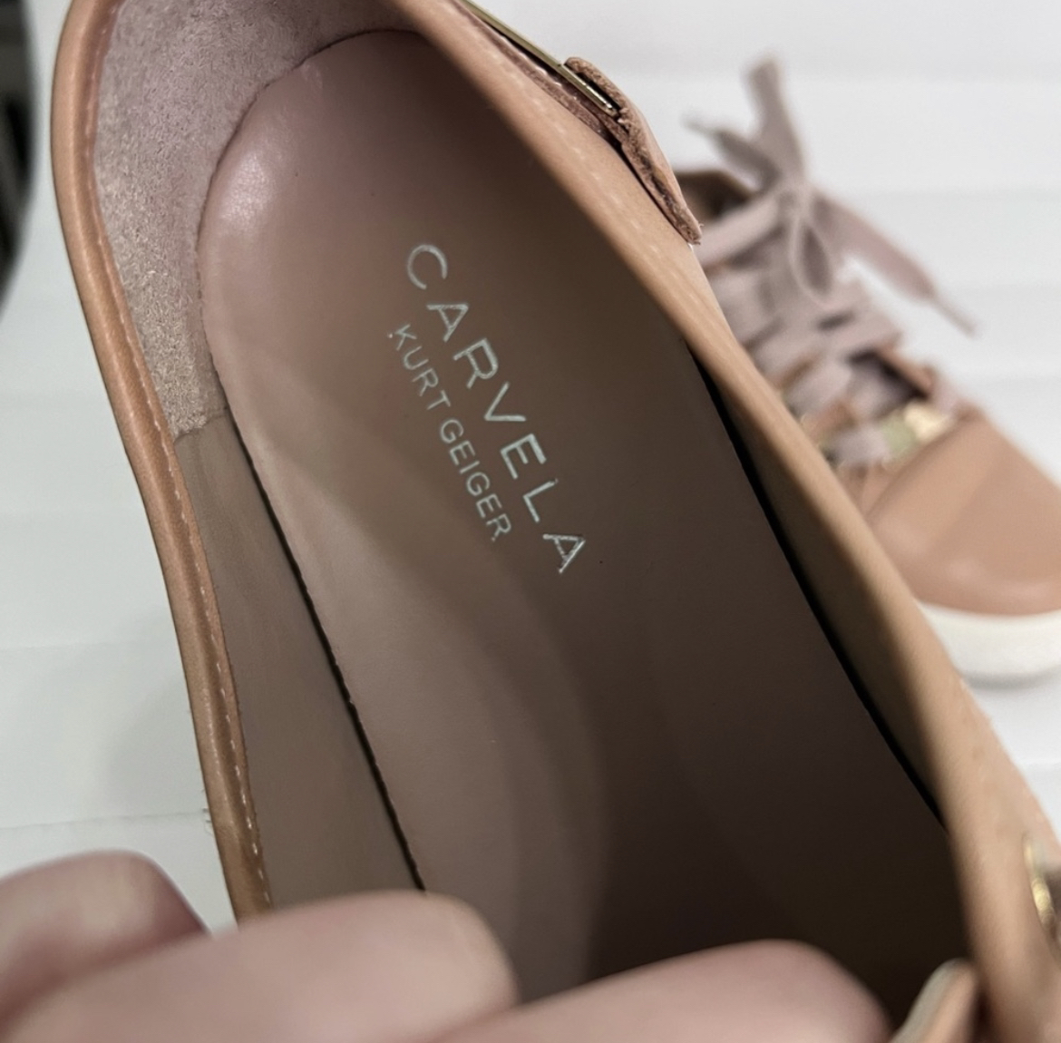 Designer Kurt Geiger leather sneakers image indicator(8)