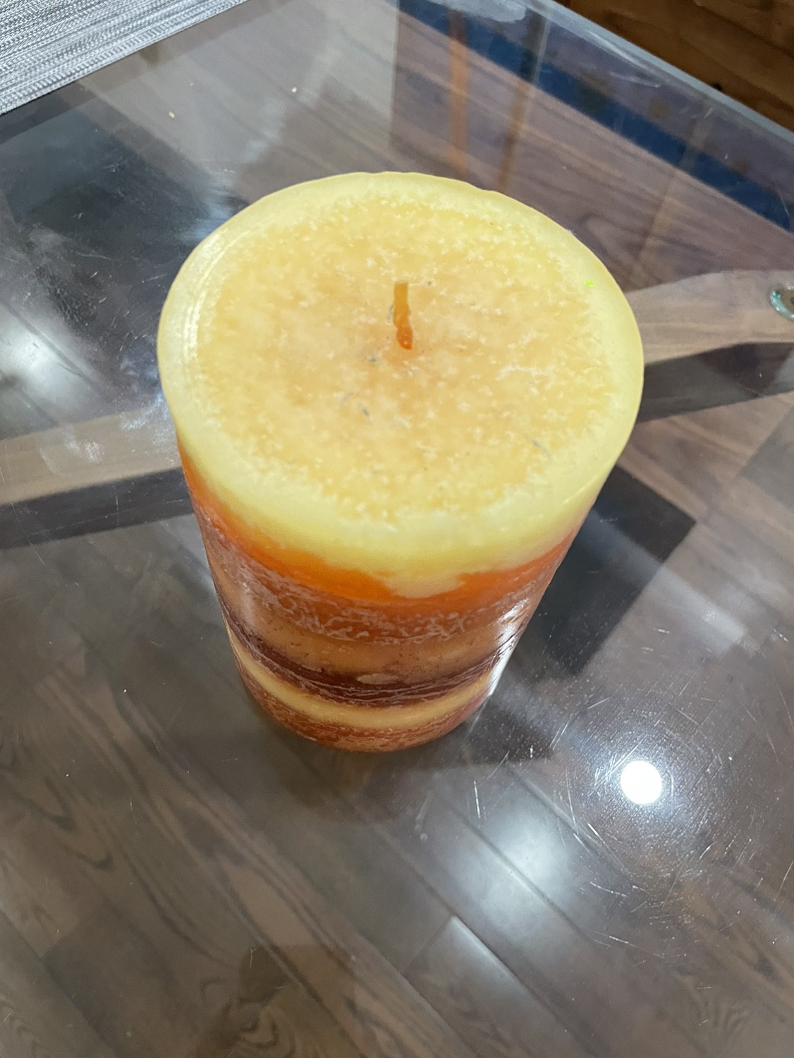 Peach scented candle ❄️ image indicator(2)