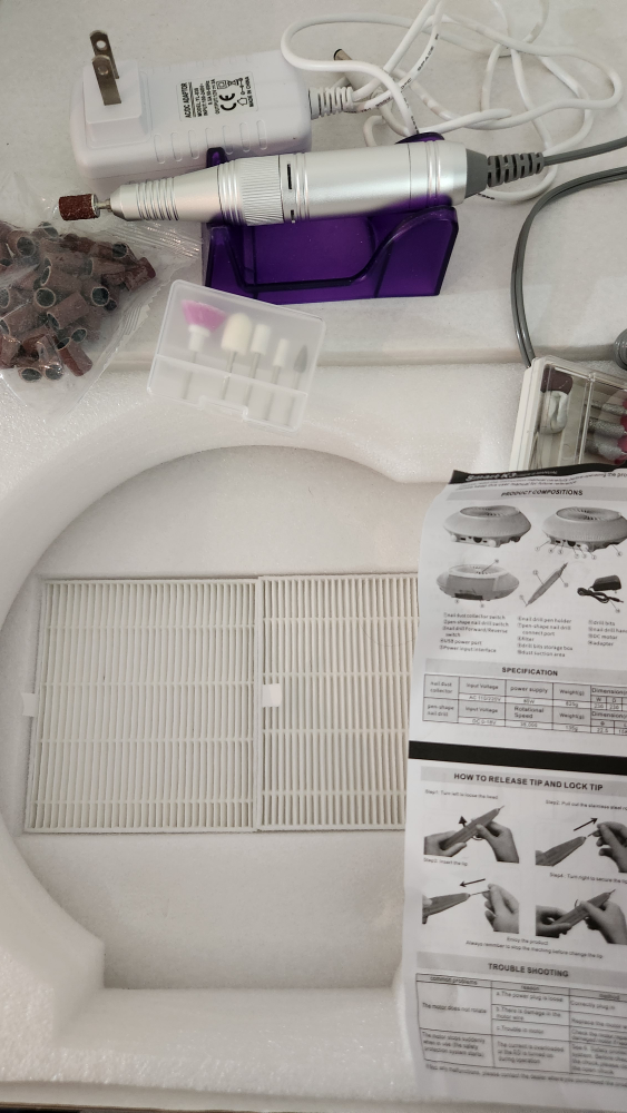 nail drill efile dust collector - photo 3