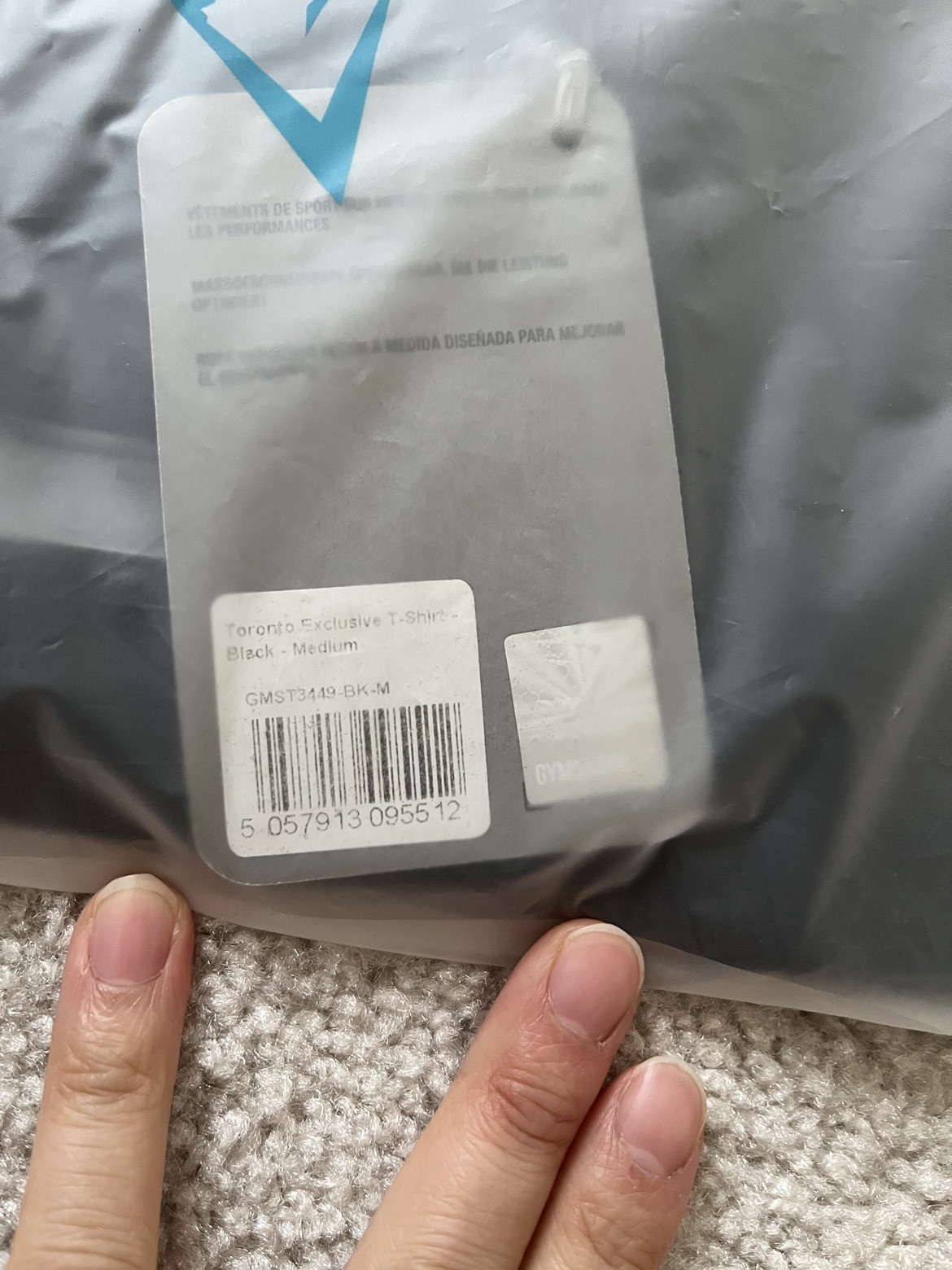 NEW Gymshark Toronto Exclusive Fitted T Shirt Size Medium image indicator(3)