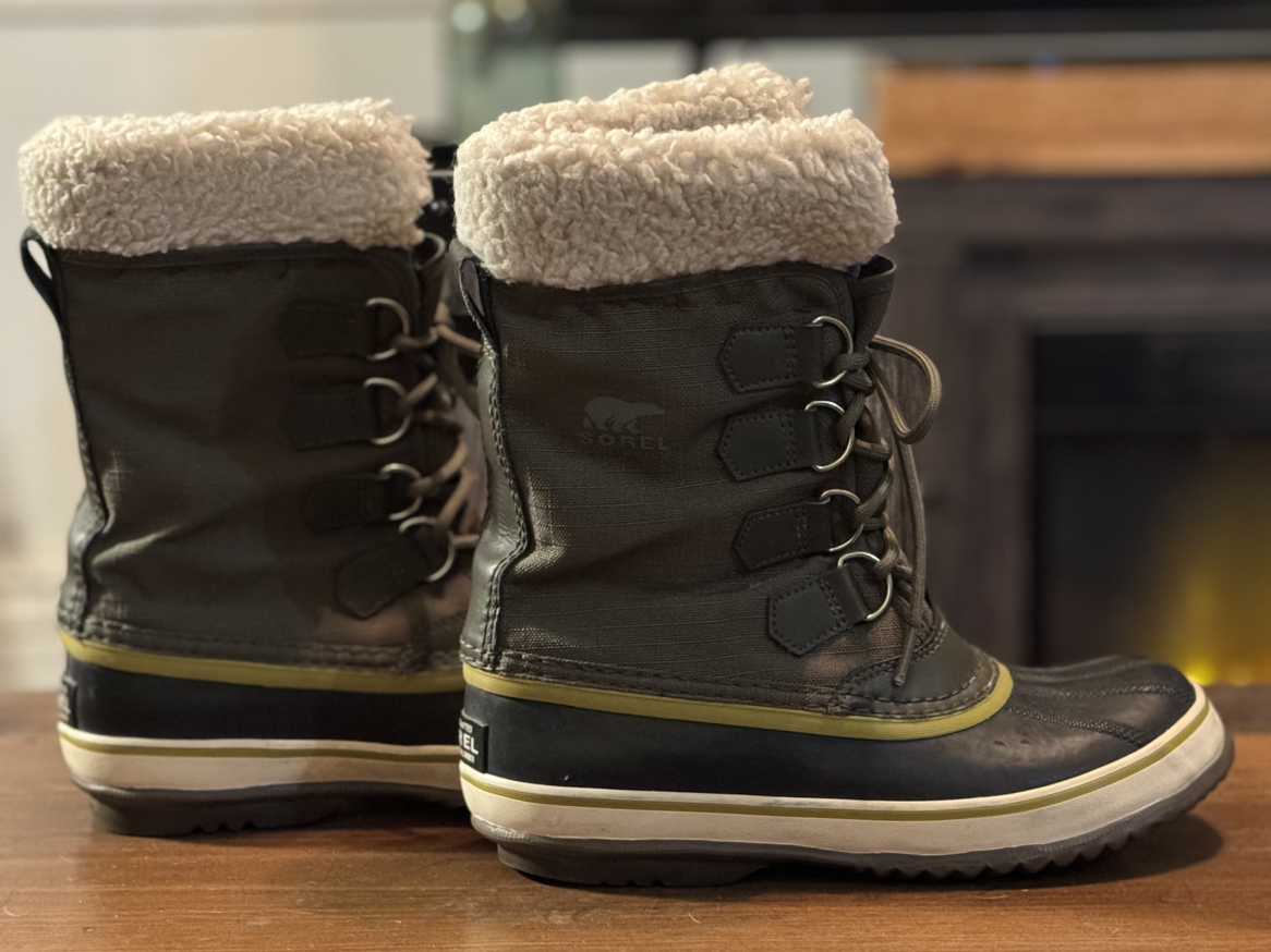 Sorel Carnival Peatmoss Womens Winter Boots Size 7 - photo 2