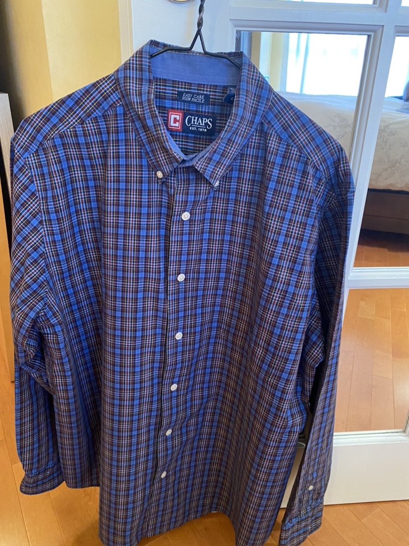 Chaps men’s long sleeve shirt by Ralph Lauren large ❄️ thumbnail