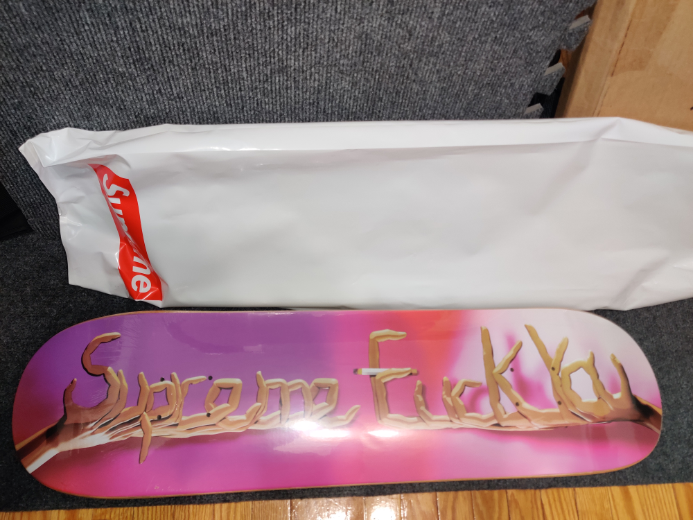 Supreme F*** You Skateboard Deck