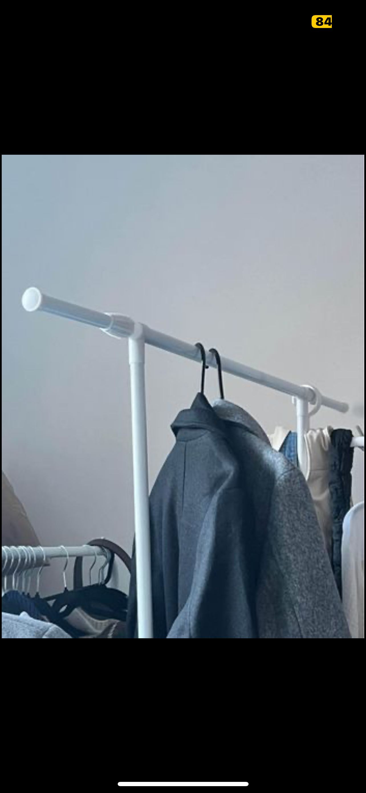 Clothing Rack White - photo 2