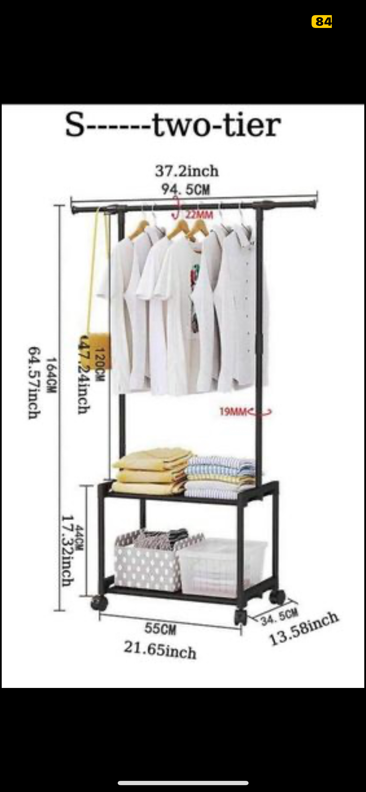Clothing Rack White