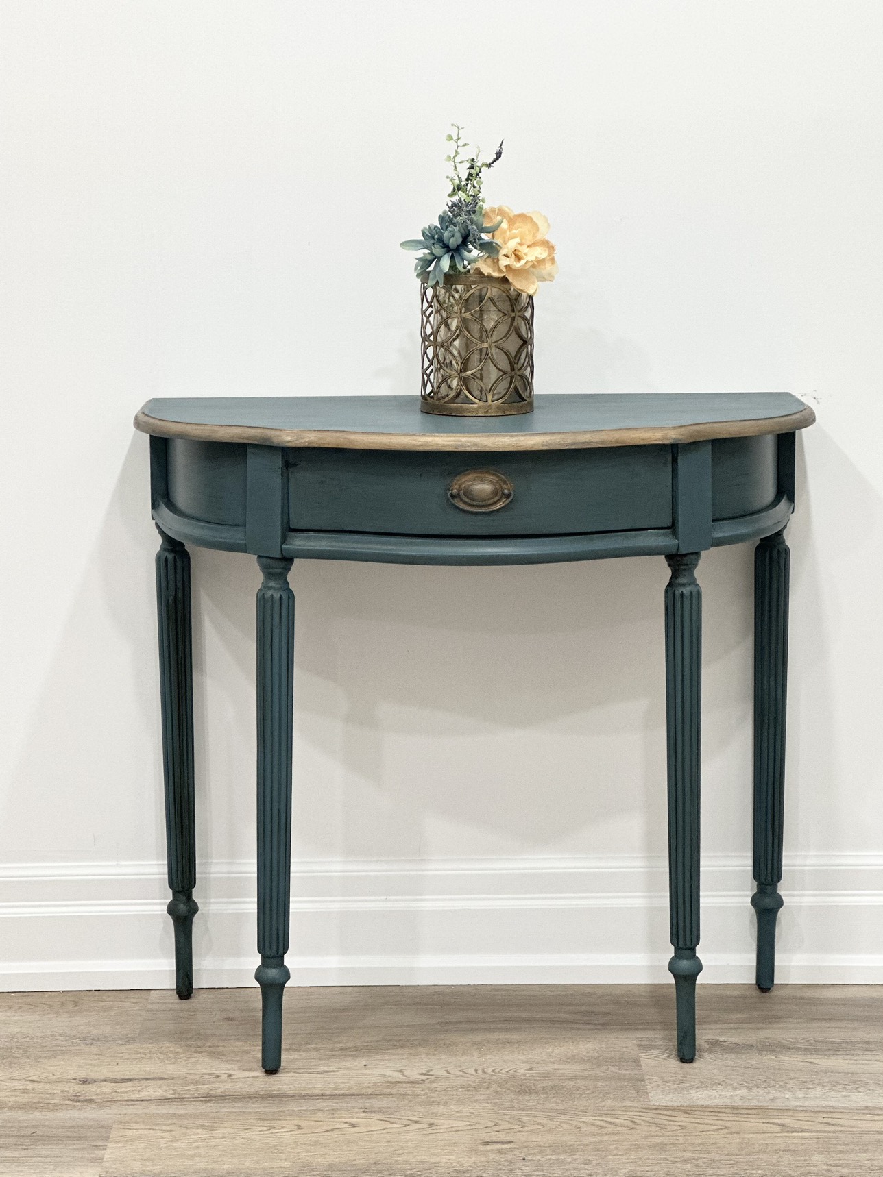 Refinished Bombay Console Table