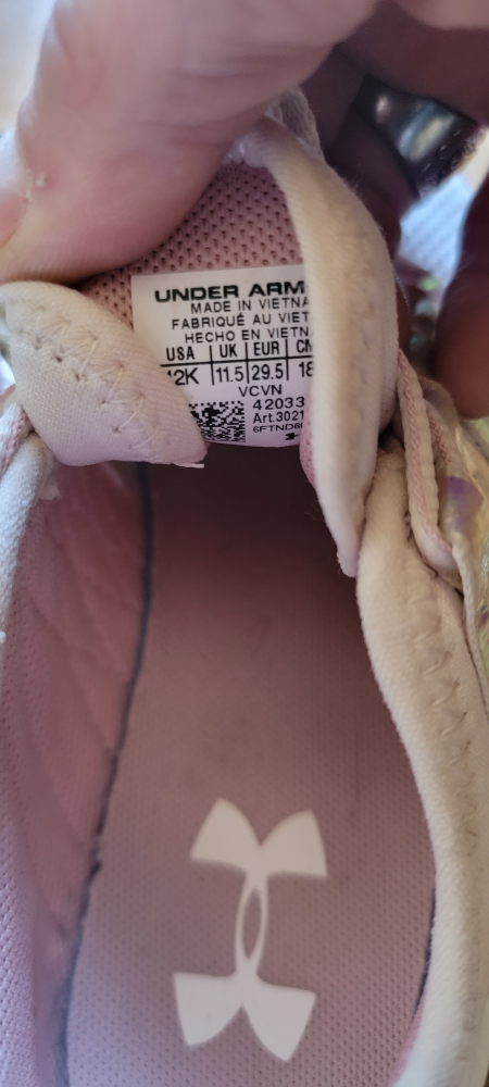 Pink under armor shoes image indicator(4)