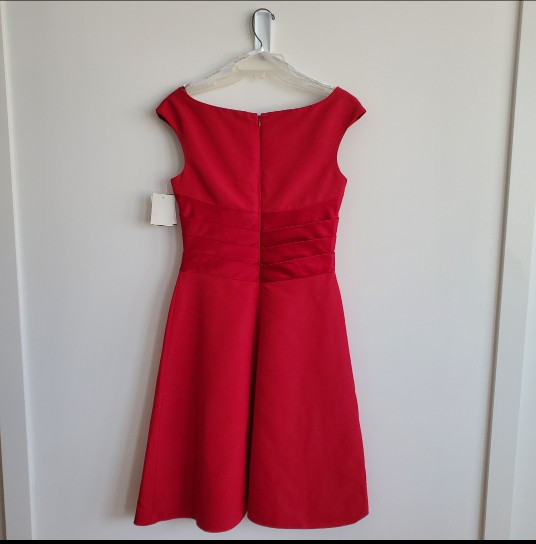 NEW David's Bridal | Red dress - Size 6 image indicator(3)