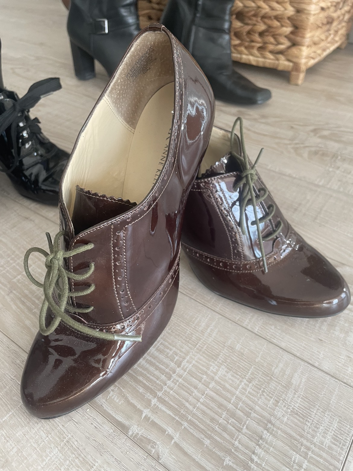 3 pairs of quality shoes, size 10. $130 for 3 or $50 each image indicator(2)