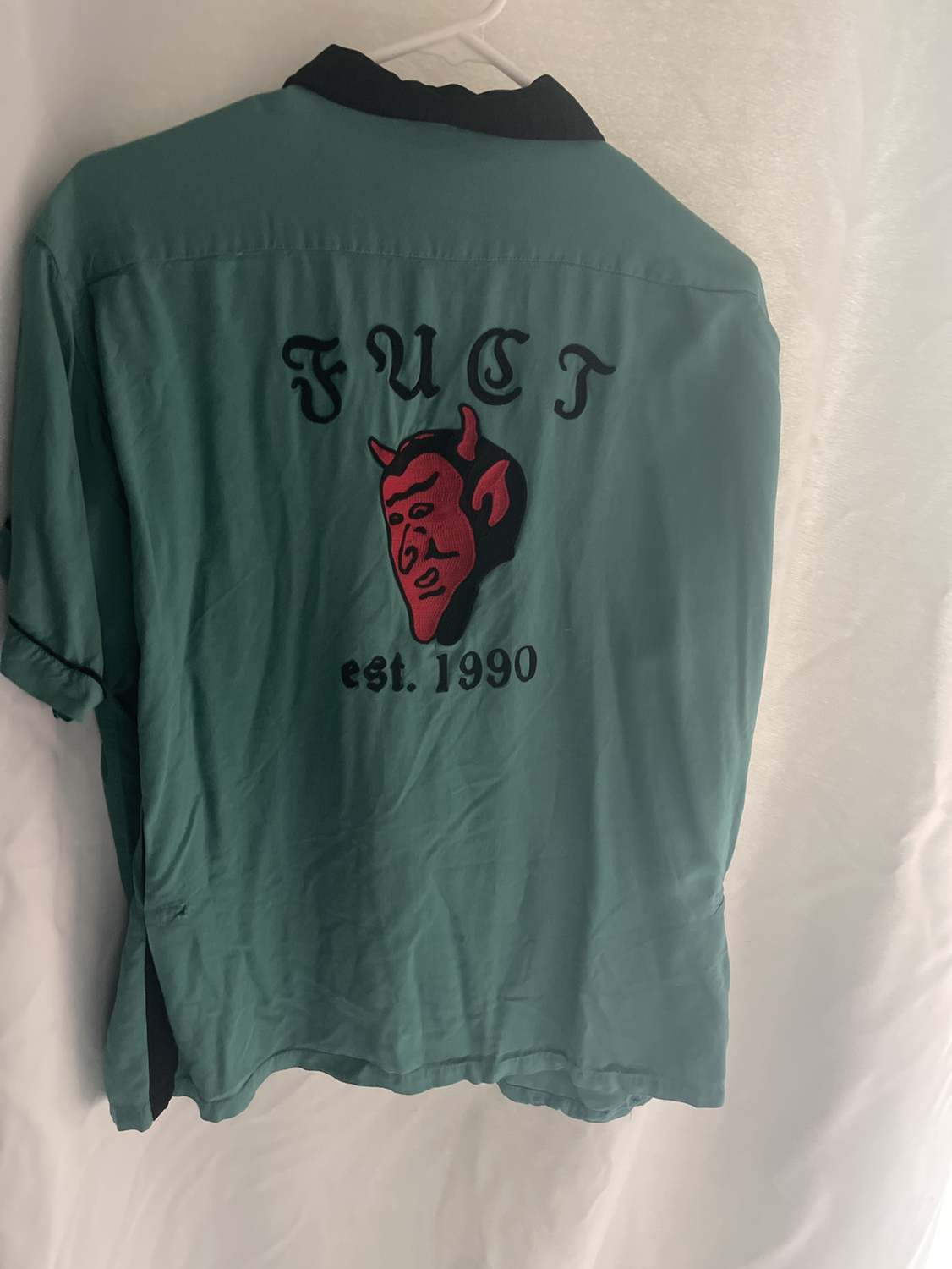 FUCT CO. Bowling shirt button up collared Green image indicator(3)