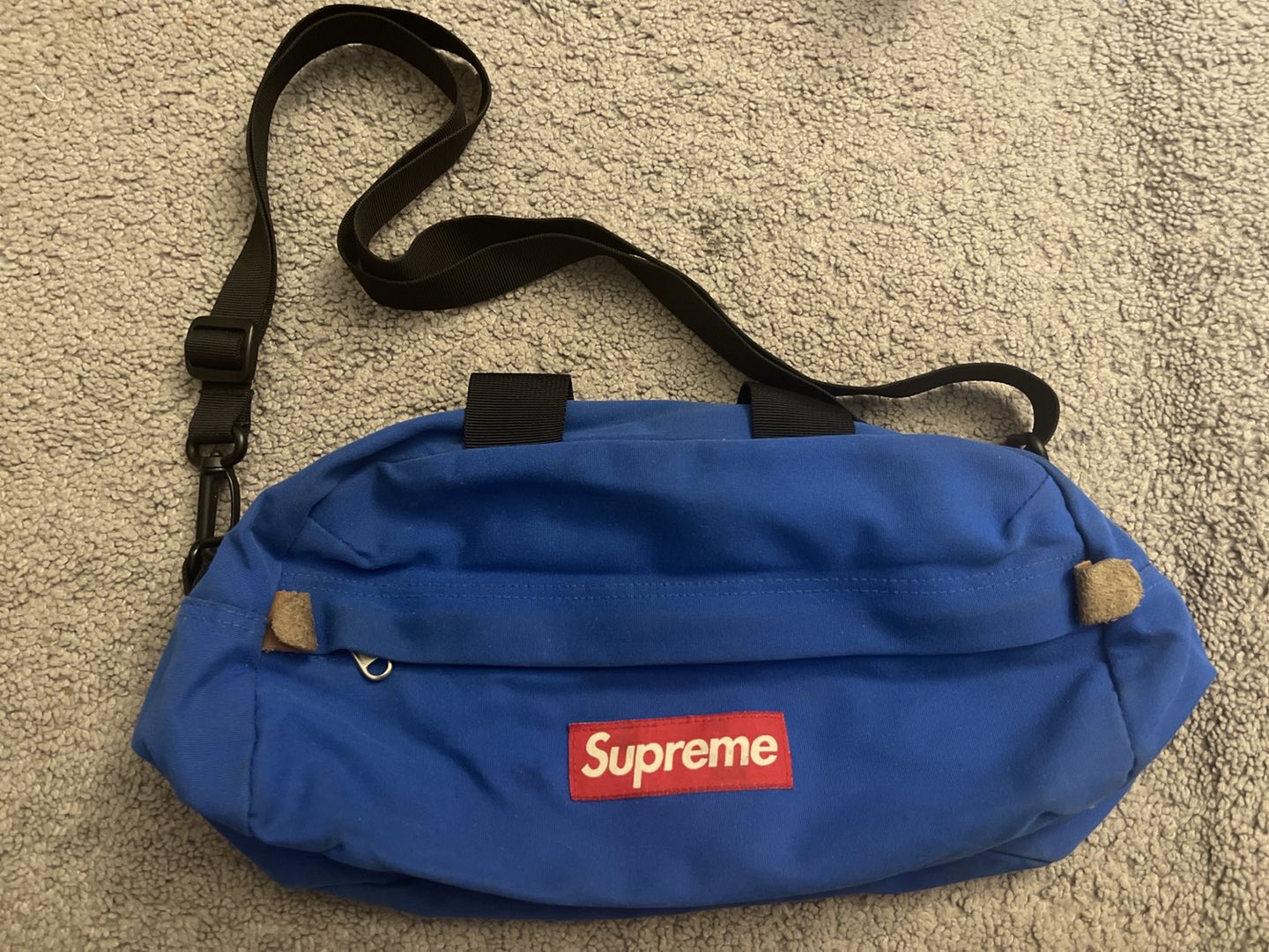 SUPREME x SUNBRELLA Shoulder Bag 09’ vintage Royal Blue - photo 4