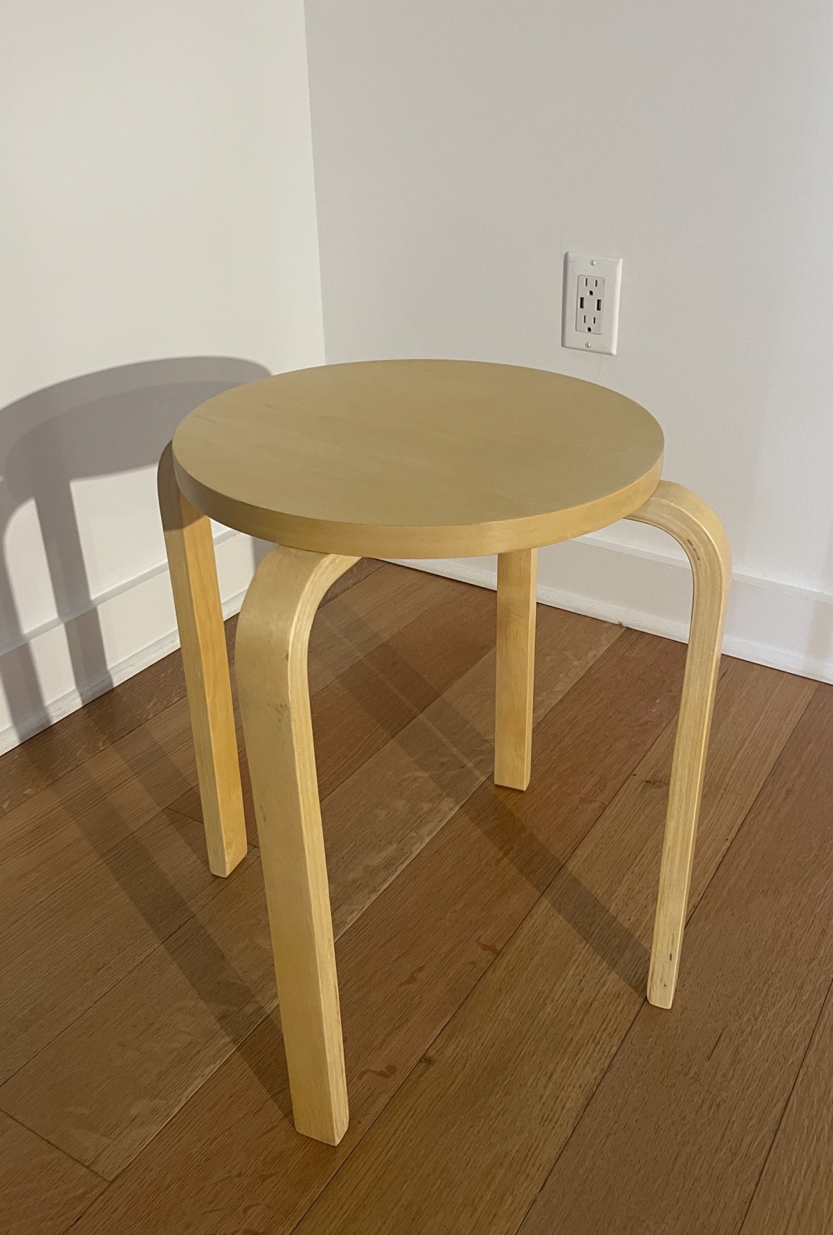 Wooden stool set of 2 - photo 2
