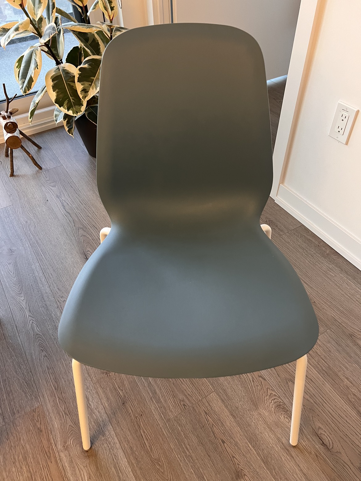IKEA LIDÅS Chair, blue/white