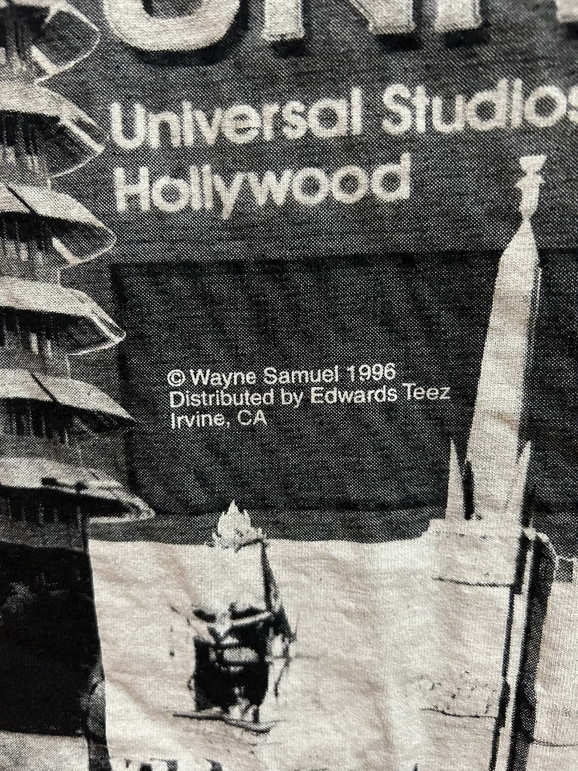 Vintage 90's Hollywood California All Over Print