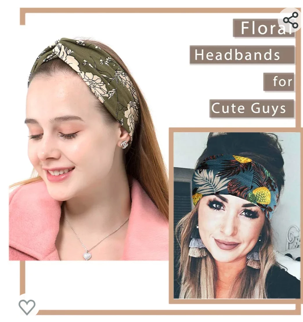 NEW!   Floral Head Bands - Pack of 4 image indicator(3)