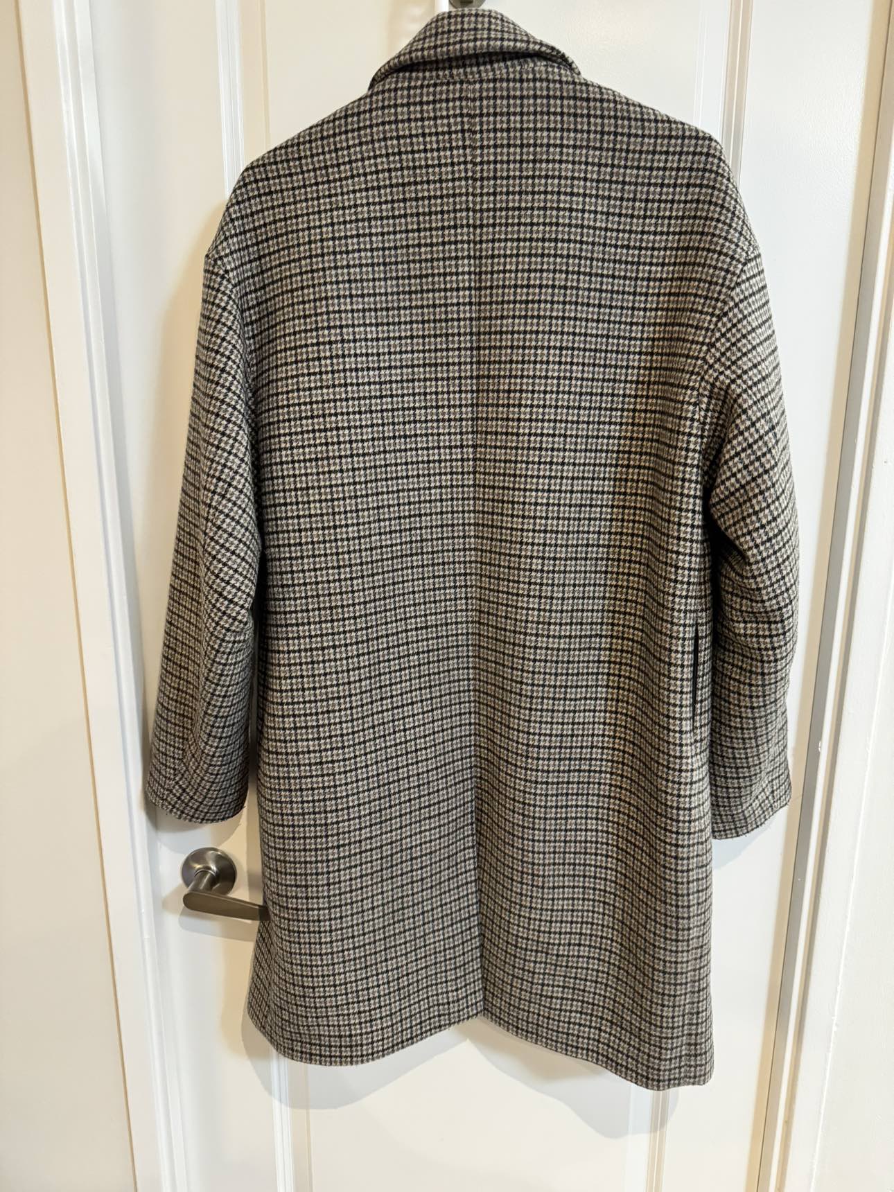 Oak + Fort oversize coat (Brown Plaid) - photo 2