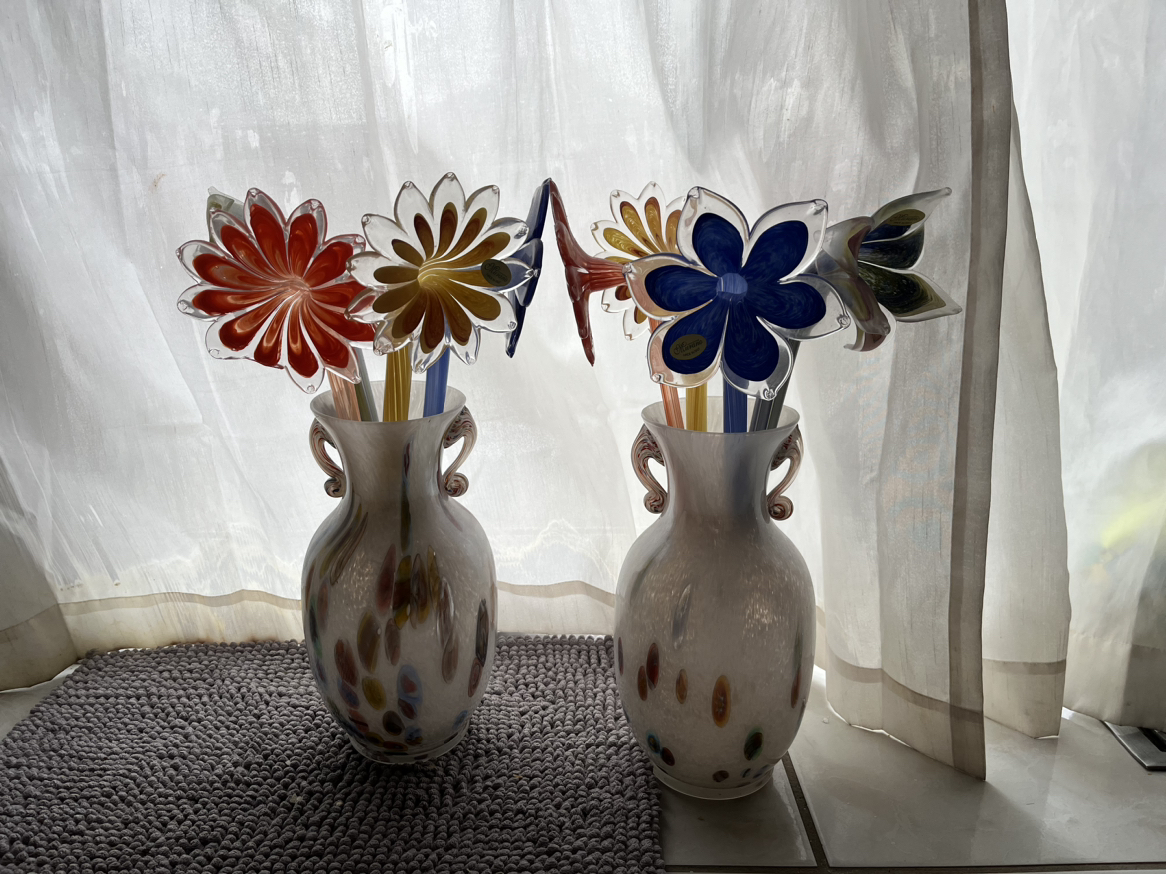 Glass flower pot - photo 2