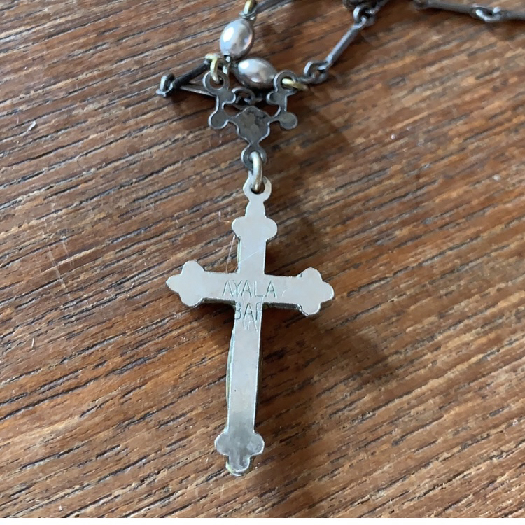 Genuine Vintage 1990’s AYALA BAR Cross Necklace image indicator(4)