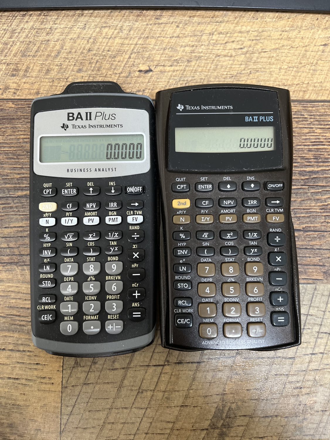 Texas Instrument BA II Plus calculators for CFA