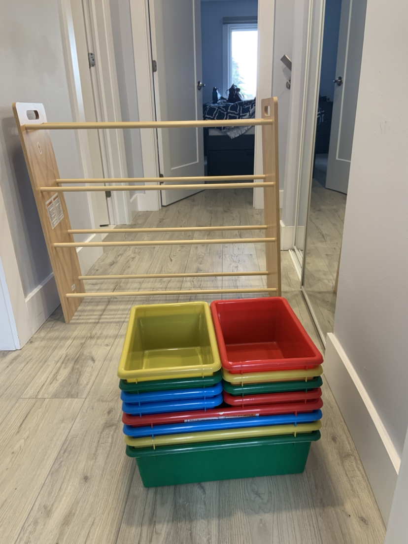 Toy bin/toy storage/toy shelf - photo 3