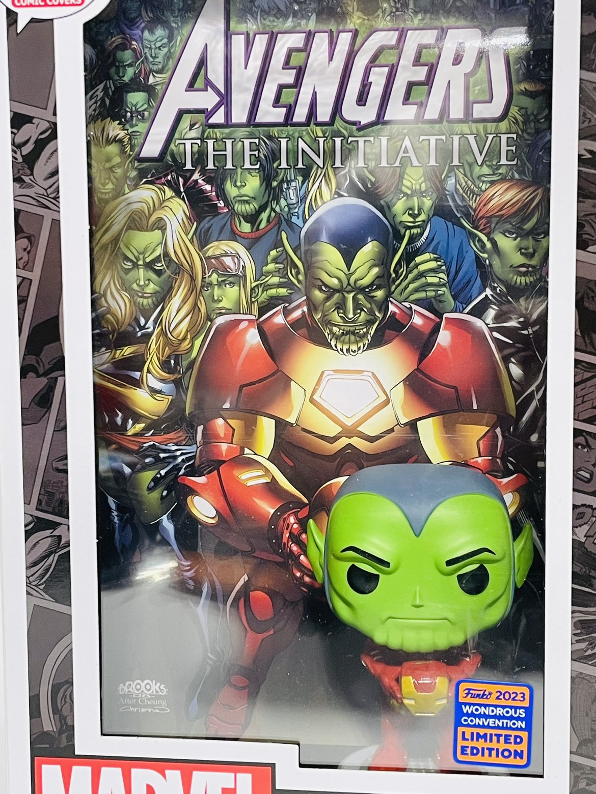 Funko POP! Comic Cover: Marvel- Skrull As Iron Man