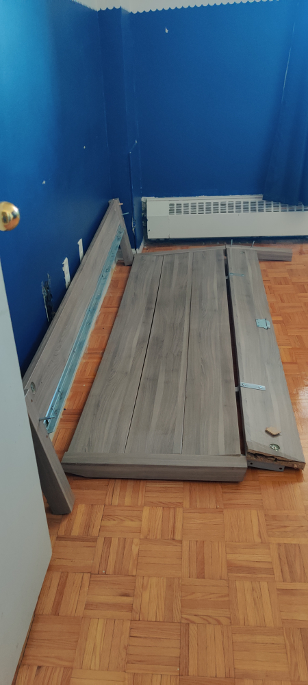 King Bed Frame with Mattress thumbnail