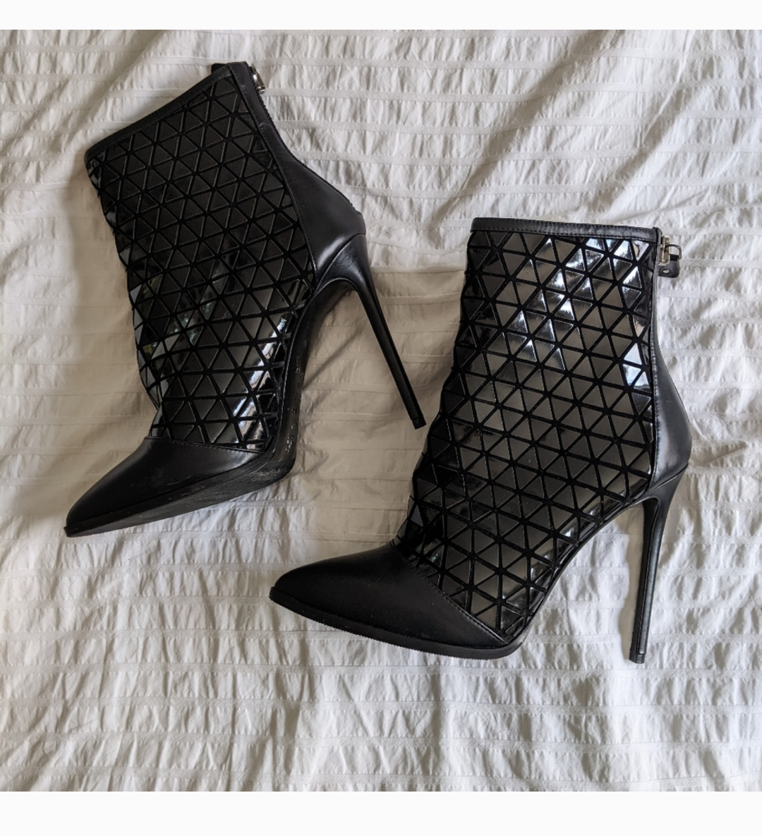 ✨🪩 Italian Made Stiletto Disco Boots 8/8.5 image indicator(2)