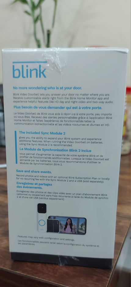 Blink Video Doorbell w/ Module 2 - photo 2