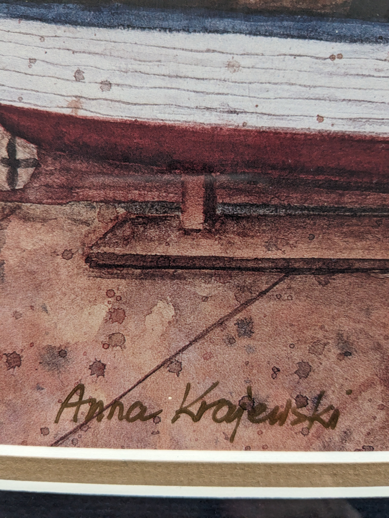 Three framed teddy bear prints by Anna Krajewski image indicator(4)