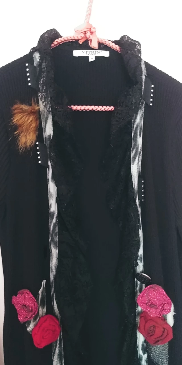 Unique Designed Long Cardigan image indicator(2)