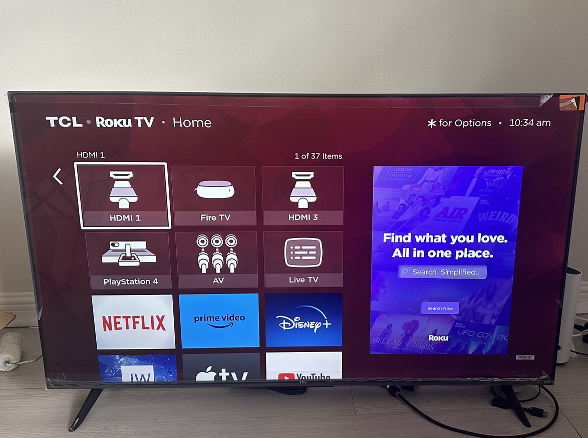 Brand New TCL 50” TV