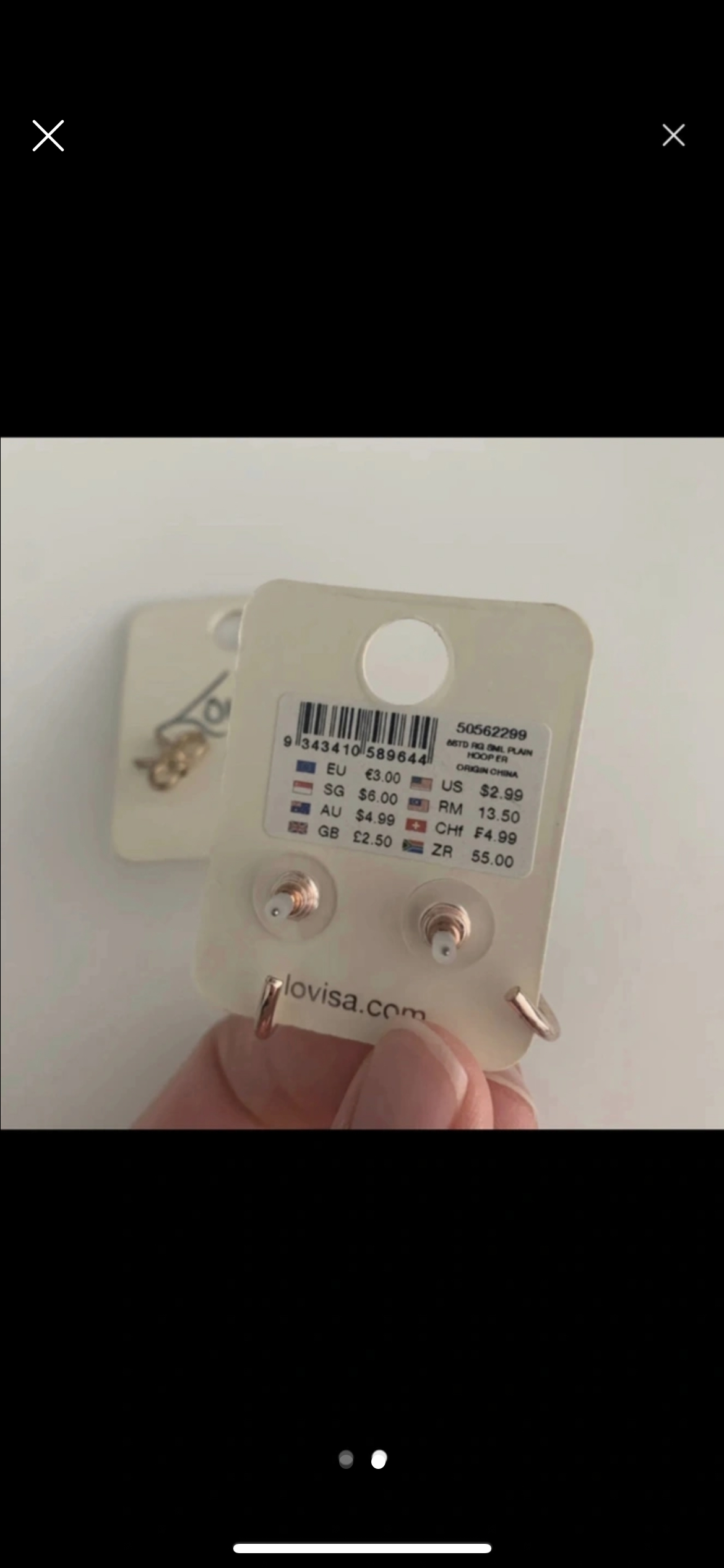 Brand new ribbon gold earrings ❄️ image indicator(2)