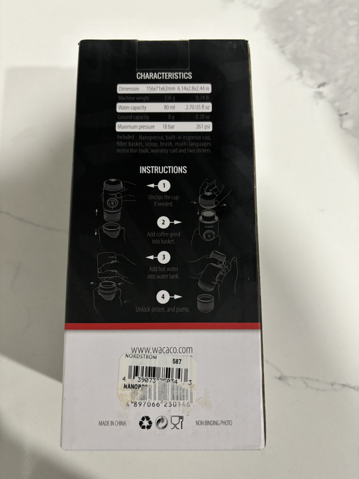 BNIB handheld espresso maker 🏒 - photo 3