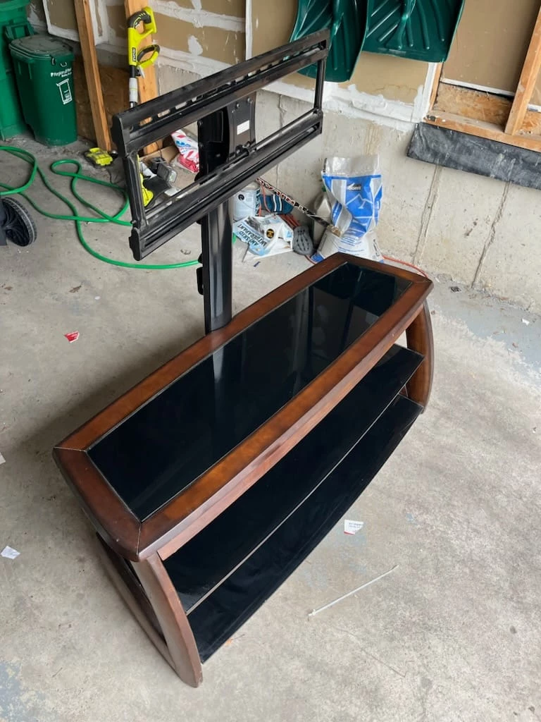 TV unit with mount