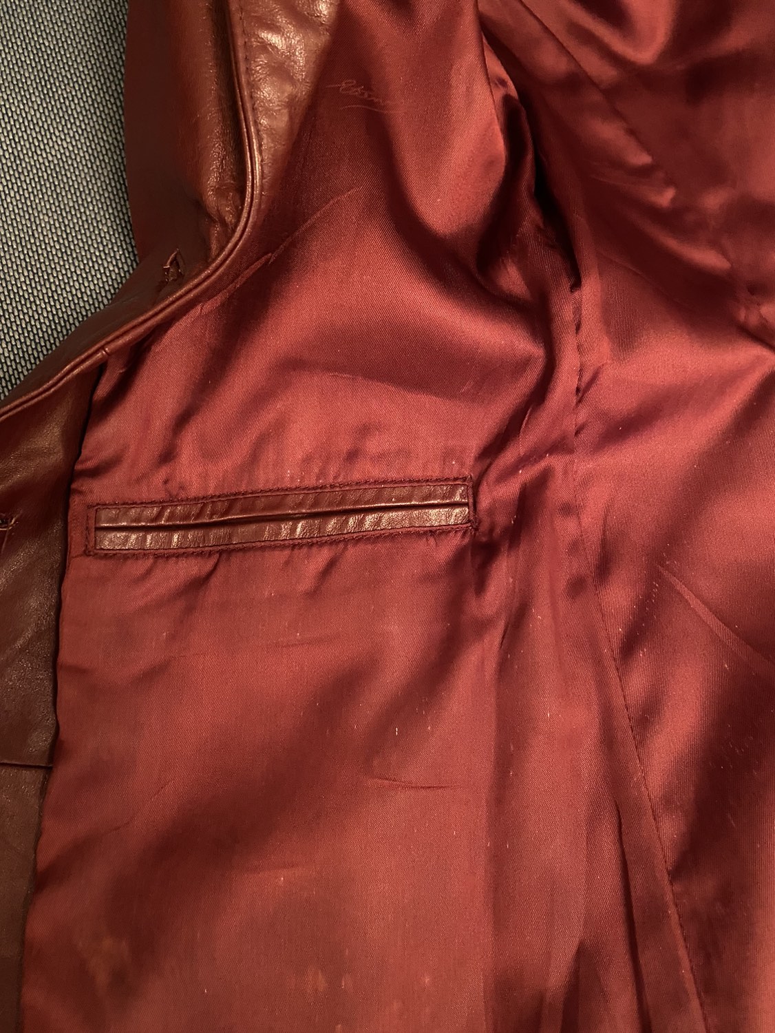 Vintage 1970’s Etienne Aigner Leather Jacket image indicator(8)