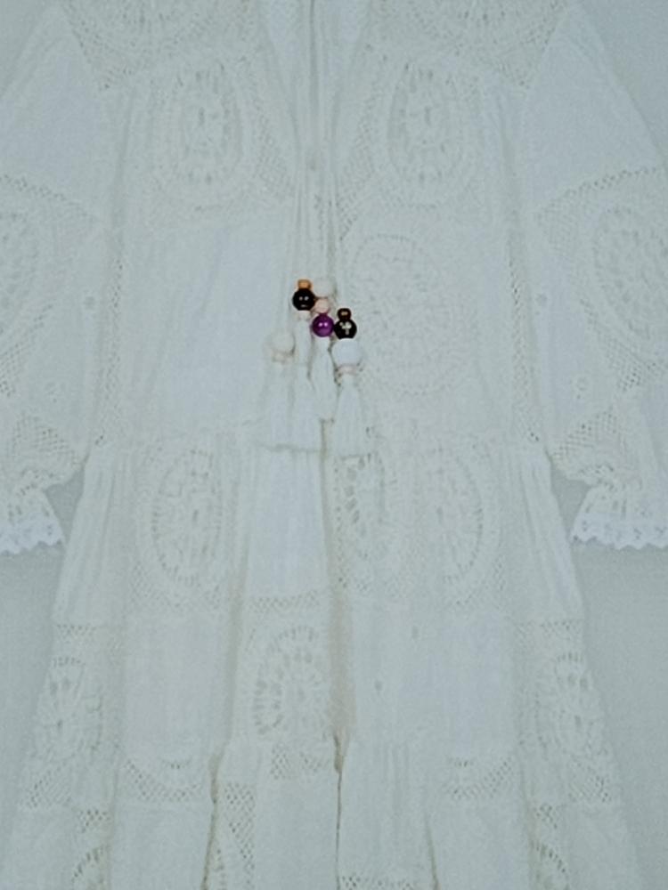 Maje Riblanc crochet mini dress - photo 5