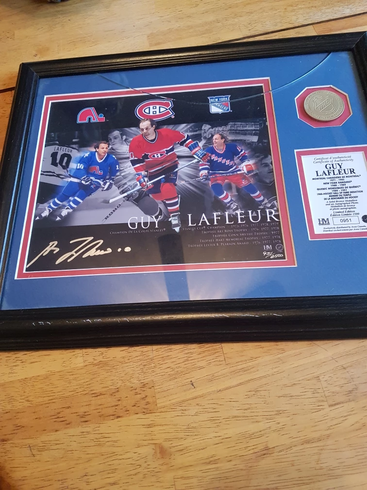 guy lafleur  signed picture thumbnail