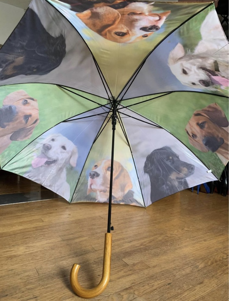 2! Large Beautiful Umbrellas UNUSED Dog theme image indicator(2)