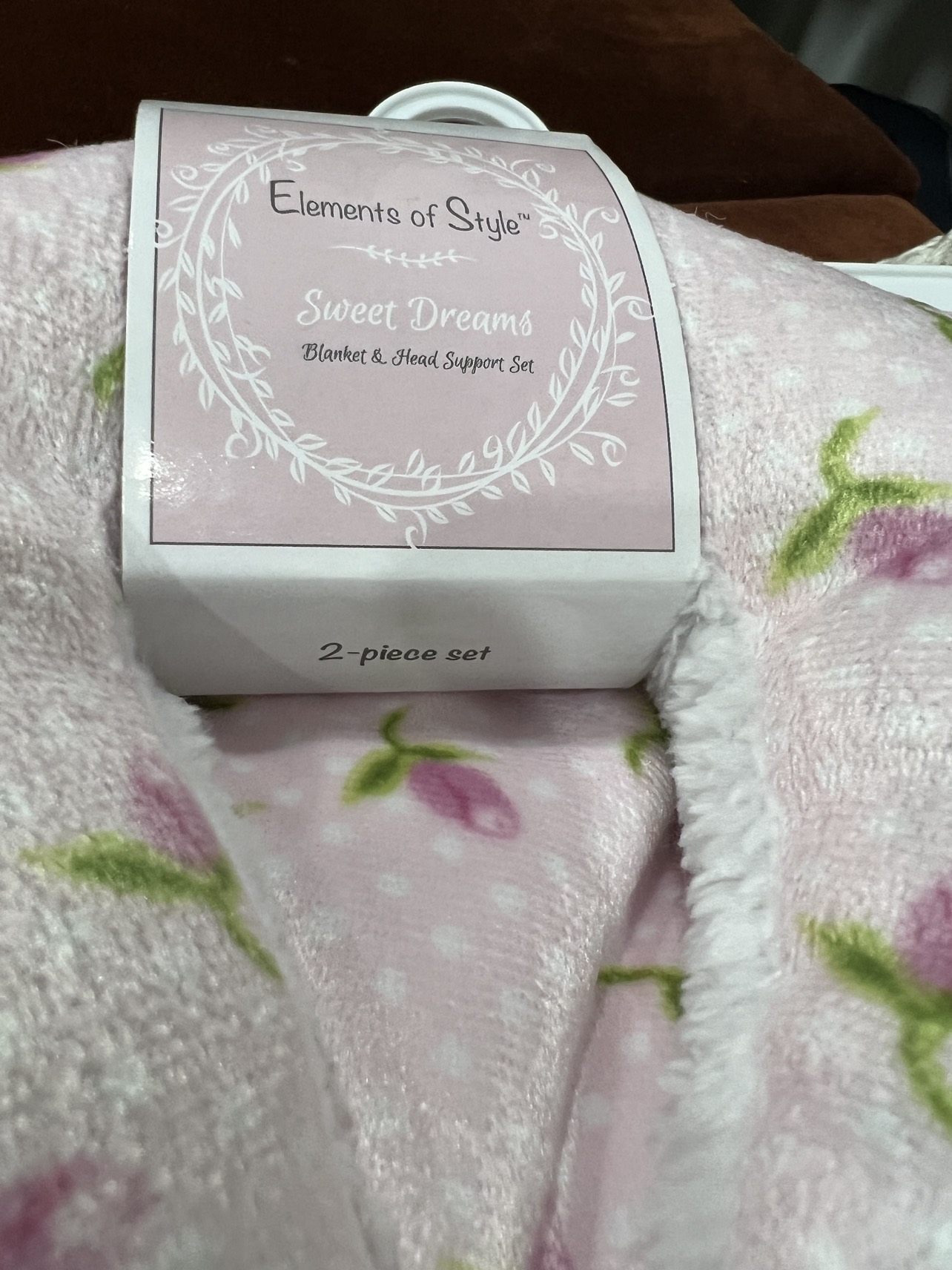 Baby blanket and headrest - photo 2
