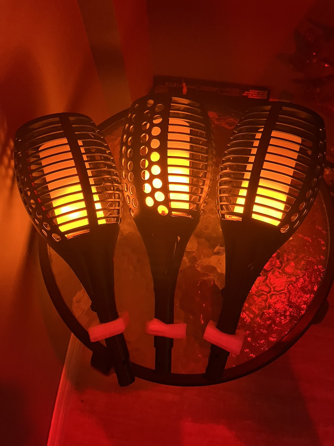 Solar Torch Lights Outdoor. 3 packs thumbnail