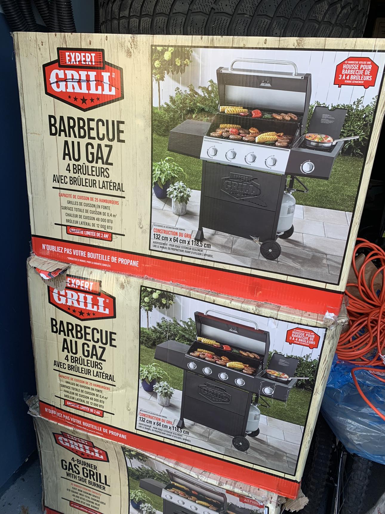 Brandnew 4 burner Gas grill side cook top burner - photo 5
