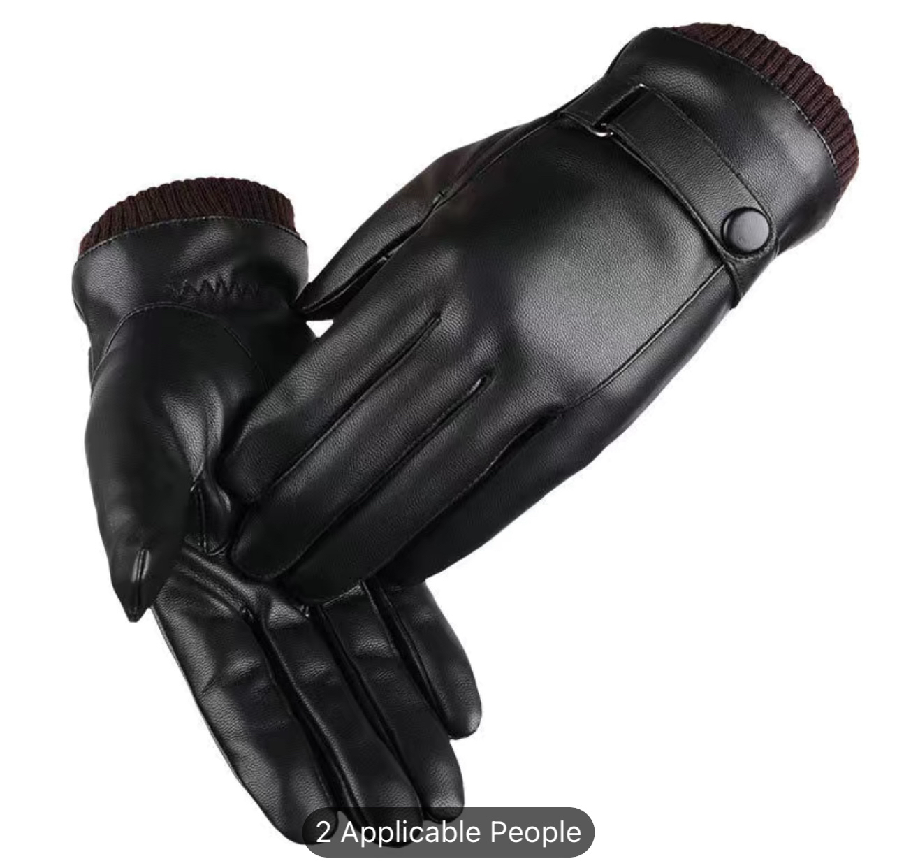Leather unisex gloves thumbnail