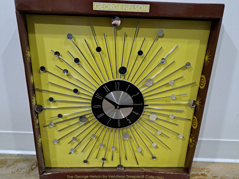MCM Clock - BRAND NEW - George Nelson