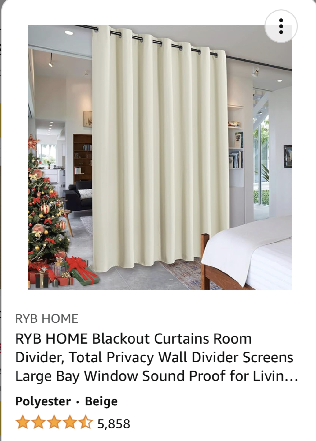 Blackout curtain