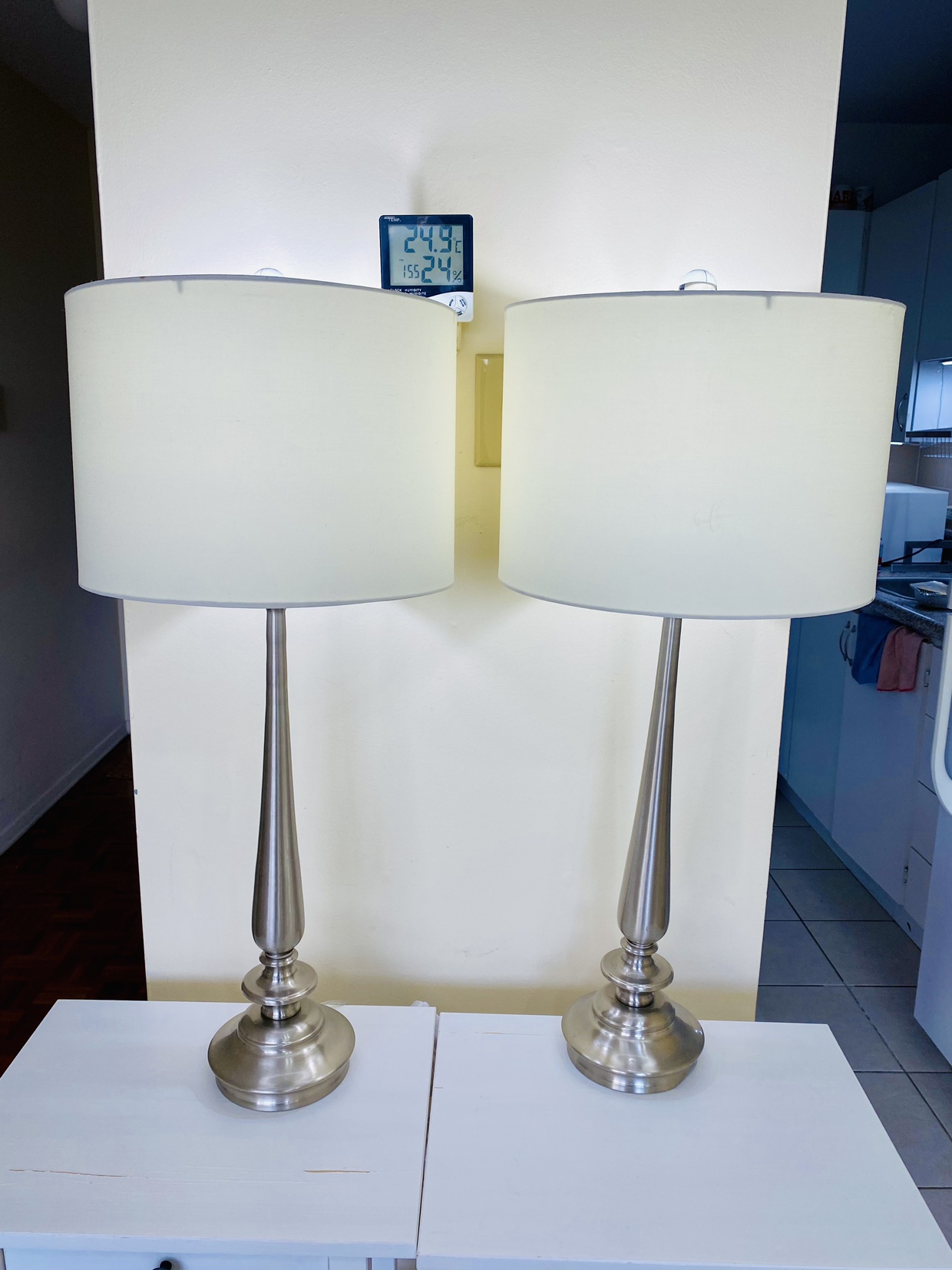 Side lamps (pair) / nightstand lamps