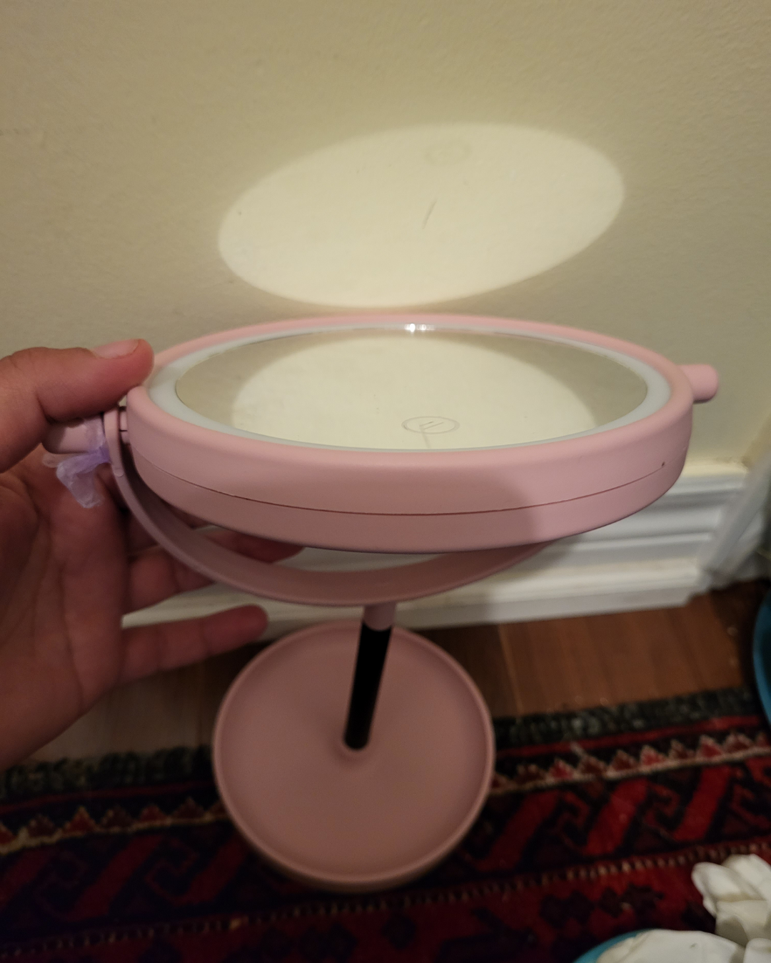 Table mirror with light image indicator(6)