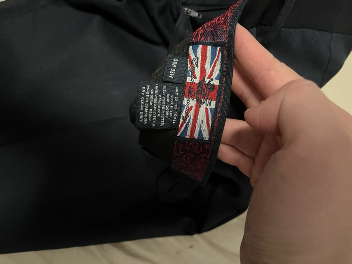 Dark navy matching suit jacket+pant image indicator(4)