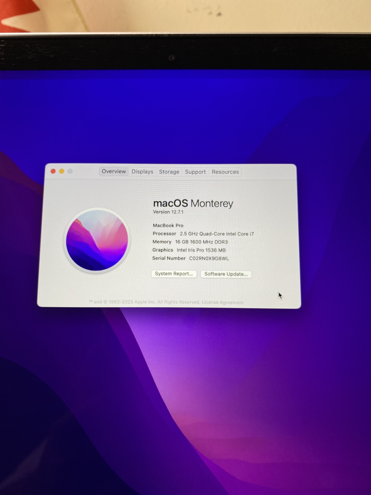 MacBook Pro 16GB RAM, 250 SSD (Retina, 15.4-inch, Mid 2015) - photo 4